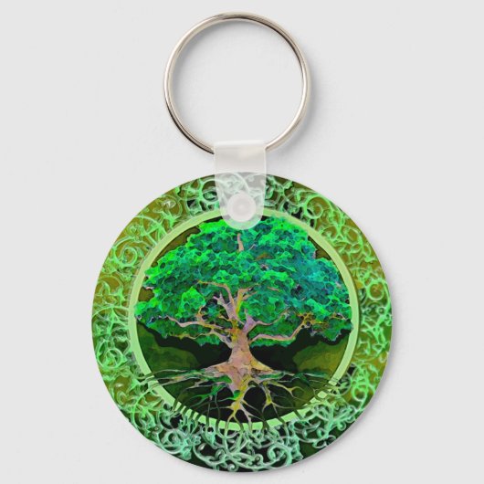 Baum der Geduld Schlüsselanhänger (Vorderseite)
