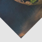 Baum der Göttin des Lebens und des Mondes Seidenpapier (Detail)