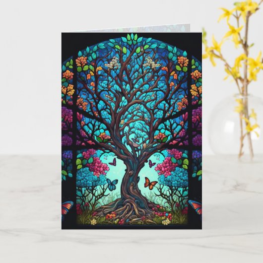 Baum der Grafikkarte des Lebens Karte (Gelbe Blume)