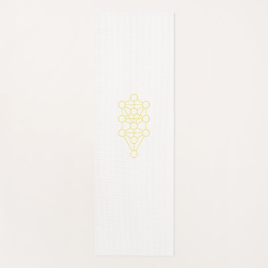 Baum der heiligen Geometrie Yogamatte (Vorderseite)