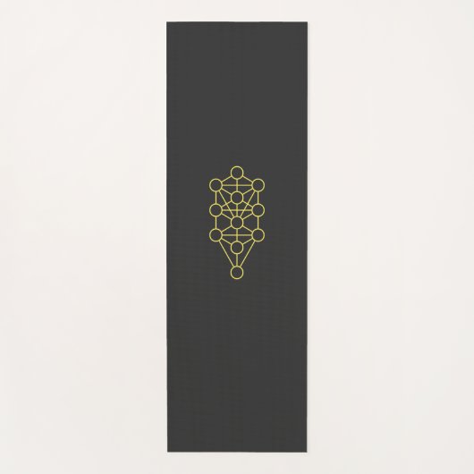 Baum der heiligen Geometrie Yogamatte (Vorderseite)