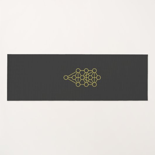 Baum der heiligen Geometrie Yogamatte (Vorderseite (Horizontal))