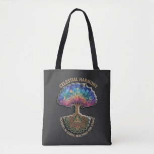 Baum der himmlischen Harmonie - Kosmisches Meditat Tasche