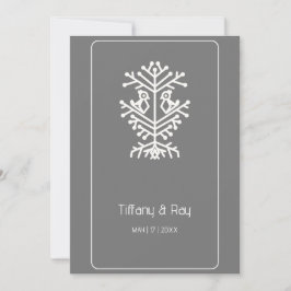 Baum der Hochzeit Einladung