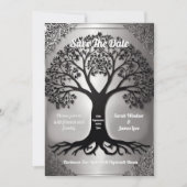 Baum der Hochzeit Einladung (Vorderseite)