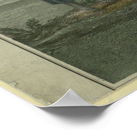 Baum der irischen Geschichte Poster (Ecke)