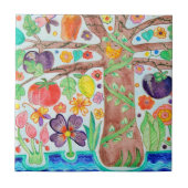 Baum der Keramik Fliese (Vorderseite)