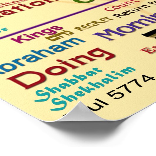 Baum der Korrespondenzen ~ Riesengröße Poster (Ecke)