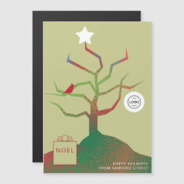 Baum der Kunst Weihnachten im Unternehmen Magnetkarte