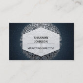 Baum der Leben-blauer Himmel-friedlichen Nacht Visitenkarte (Vorderseite)