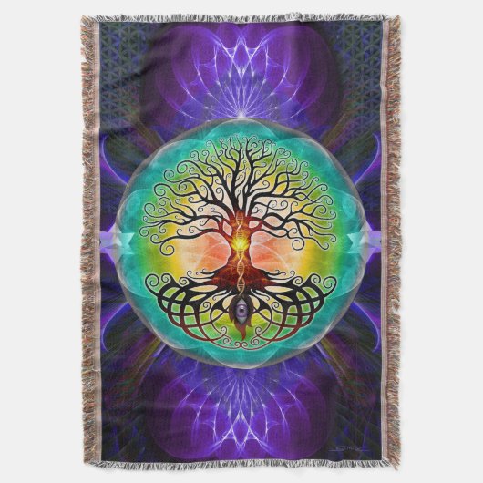 Baum der Leben-Decke Decke (Vorderseite Vertikal)