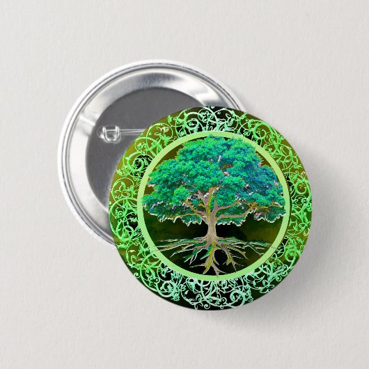 Baum der Leben-Gesundheit Button (Vorne & Hinten)
