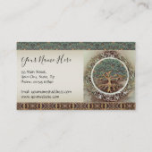 Baum der Leben-Gesundheit und des Glückes Visitenkarte (Rückseite)