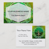 Baum der Leben-Gesundheit und des Wohlstandes Visitenkarte (Vorne/Hinten)