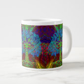 Baum der Leben-grenzenlosen Begeisterung Jumbo-Tasse (Vorderseite Rechts)