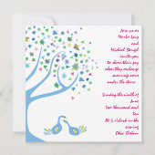 Baum der Leben-jüdische Einladung (Vorderseite)