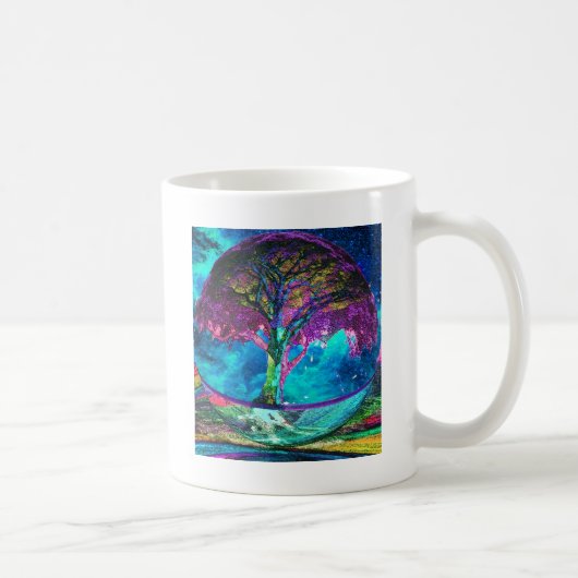 Baum der Leben-Meditation Kaffeetasse (Rechts)