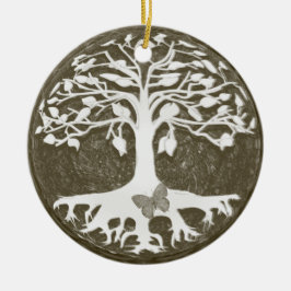 Baum der Leben-neuen Anfänge durch Amelia Carrie Keramik Ornament