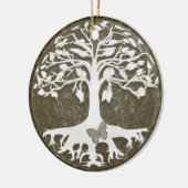 Baum der Leben-neuen Anfänge durch Amelia Carrie Keramik Ornament (Links)