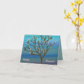 Baum der Leben-Passahfest-Karte Karte (Gelbe Blume)