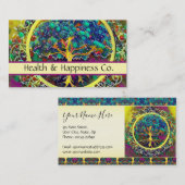 Baum der Leben-Regenbogen-Gesundheit Visitenkarte (Vorne/Hinten)