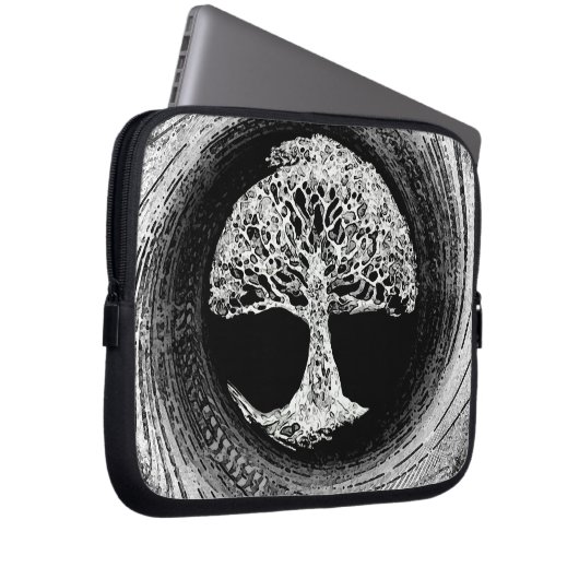 Baum der Leben-Stille innen Laptopschutzhülle (Vorne Rechts)