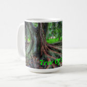 Baum der Leben-Tasse Kaffeetasse (Vorderseite Links)