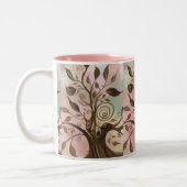 Baum der Leben-Tasse Zweifarbige Tasse (Links)