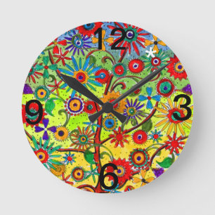 Baum der Leben-Wanduhr Runde Wanduhr