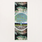 Baum der Leben-Yoga-Matte Yogamatte (Rückseite)