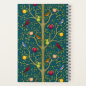 Baum der lebenden Schätze Monogramm 14x21,5cm Notizblock (Rückseite)