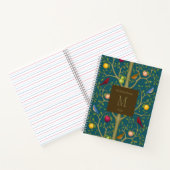 Baum der lebenden Schätze Monogramm 21,59 x 27,94  Notizblock (Innenseite)