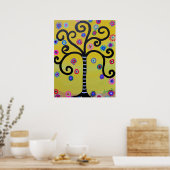 BAUM DER LEBENSBILDUNG POSTER (Küche)