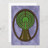 Baum der Lebenseinladung Einladung (Vorne/Hinten)