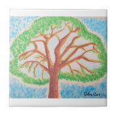 Baum der Lebensfliese Fliese (Vorderseite)