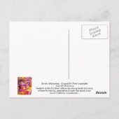 Baum der Lebensliebhaber Postkarte (Rückseite)