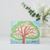 Baum der Lebenspostkarten Postkarte (Stehend Vorderseite)