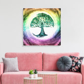 Baum der Lebensruhe Leinwanddruck (Insitu (Wohnzimmer))