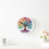 Baum der Lebensuhr Runde Wanduhr (Zuhause)