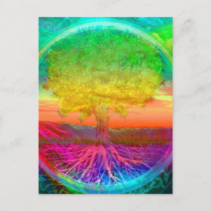 Baum der Lebenswunder Postkarte