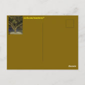 Baum der Lichtpostkarte Postkarte (Rückseite)