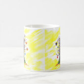 Baum der Liebe-Gelb-Tasse Kaffeetasse (Mittel)