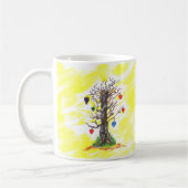 Baum der Liebe-Gelb-Tasse Kaffeetasse (Links)
