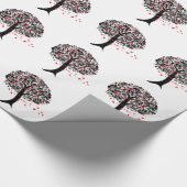 Baum der Liebe Geschenkwrap Geschenkpapier (Ecke)