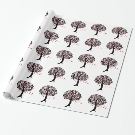 Baum der Liebe Geschenkwrap Geschenkpapier (Ungerollt)