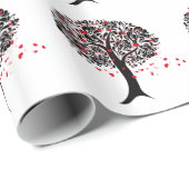 Baum der Liebe Geschenkwrap Geschenkpapier (Rolleneckpunkt)