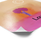 Baum der Liebe: hässlich abstrakte Landschaft Fotodruck (Ecke)