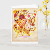 Baum der Liebe Karte (Gelbe Blume)