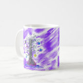 Baum der Liebe Lila Tasse (Vorderseite Links)