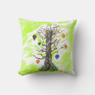 Baum der Liebe Limon Kissen